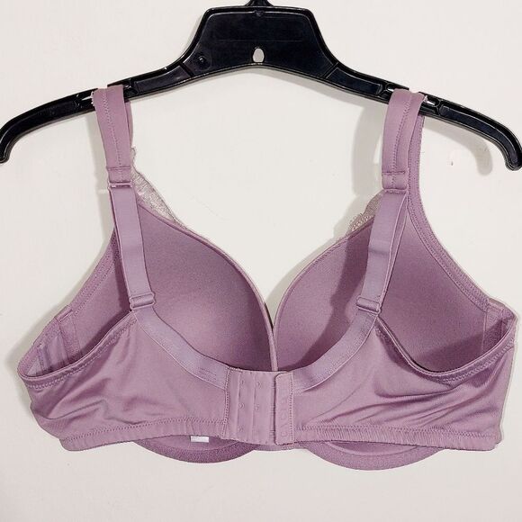 NWOT Cacique Women's Sexy Plus Boost Plunge Bra With Lace Elderberry Size 40DD - Picture 10 of 14
